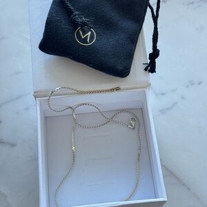 Mejuri Serpentine 16” Silver Chain Necklace